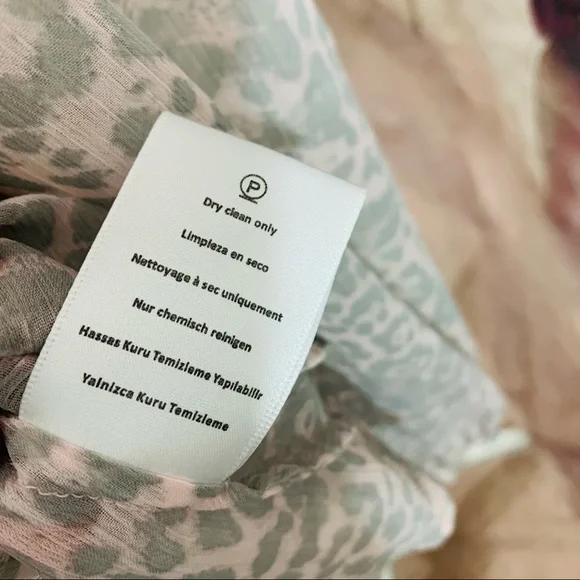 Marchesa Voyage Tie Leopard Animal Sheer Blouse - Picture 11 of 12